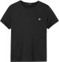 Jott Biologisch katoenen T-shirt Klassieke ronde hals korte mouwen rechte pasvorm Zwart Heren - Thumbnail 1
