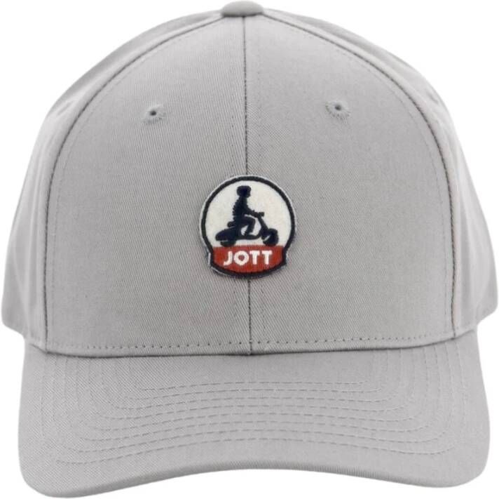 Jott Cas Peak Cap Grijs Verstelbare Band Gray Heren