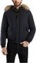 Jott Gin Parka Marineblauwe Winterjas Blauw Heren - Thumbnail 1