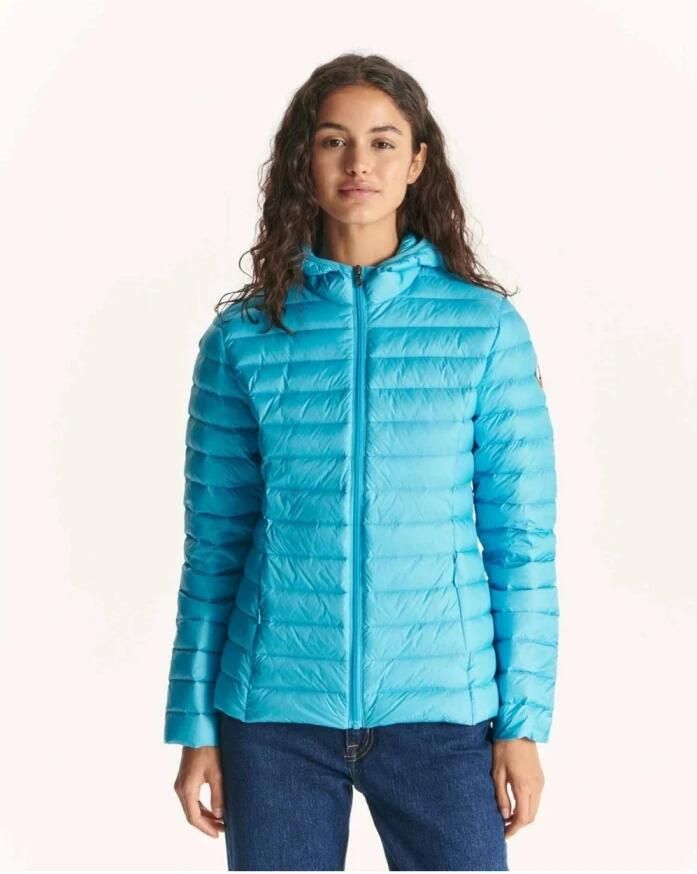 Jott Aansluitende Hooded Parka Cloé Blauw Blue Dames - Foto 4