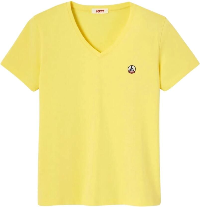 Jott Biologisch Katoen TShirt Cancun Stijl Yellow Dames