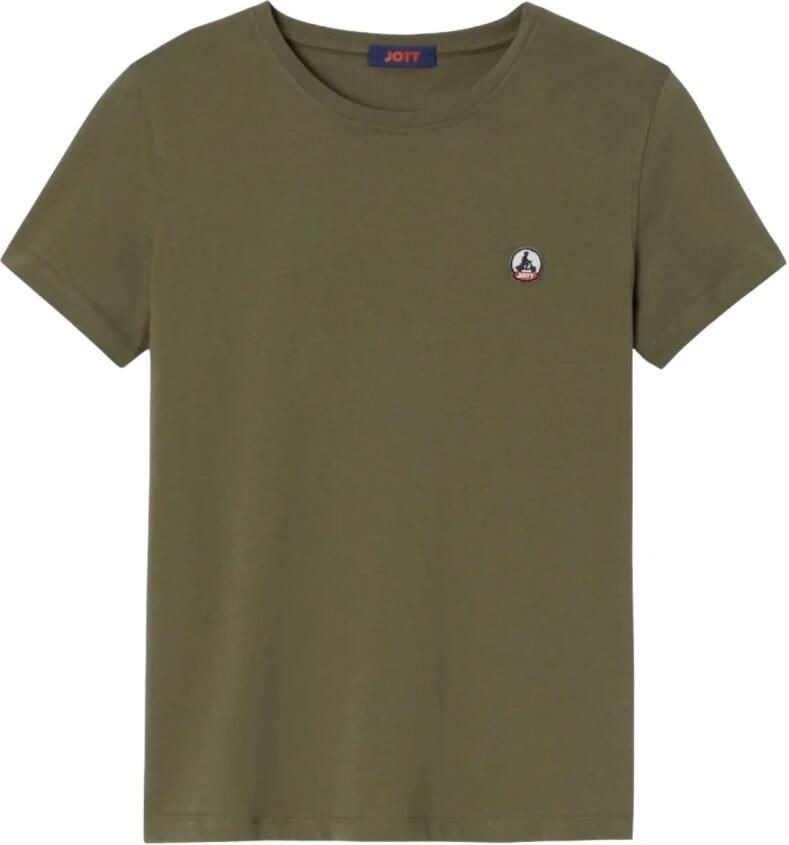 Jott Biologisch Katoenen Basic T-shirt Groen Green Dames