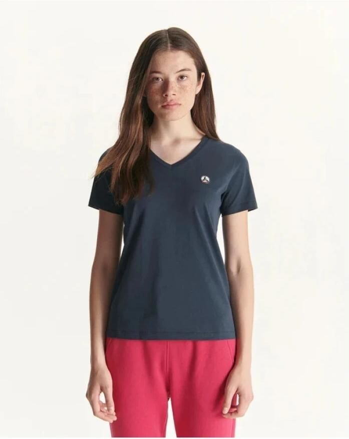 Jott Biologisch Katoenen T-shirt Cancun Stijl Blue Dames - Foto 4
