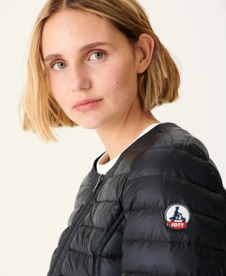 Jott Elegante Gewatteerde Donsjas Zwart Dames - Foto 2