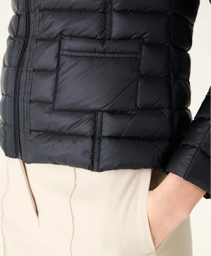 Jott Elegante Gewatteerde Donsjas Zwart Dames