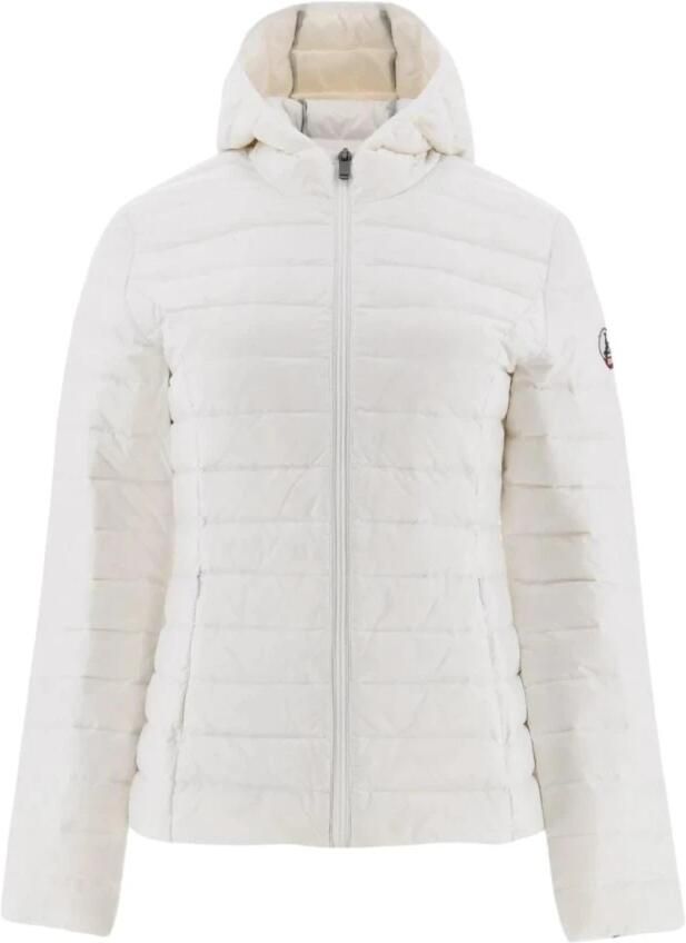 Jott Cloe Gewatteerde Jas met Capuchon Blijf Warm en Stijlvol Pink Dames