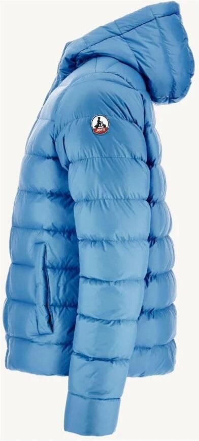 Jott Gerecyclede Gewatteerde Donsjas Waterafstotend Blauw Blue Heren - Foto 3