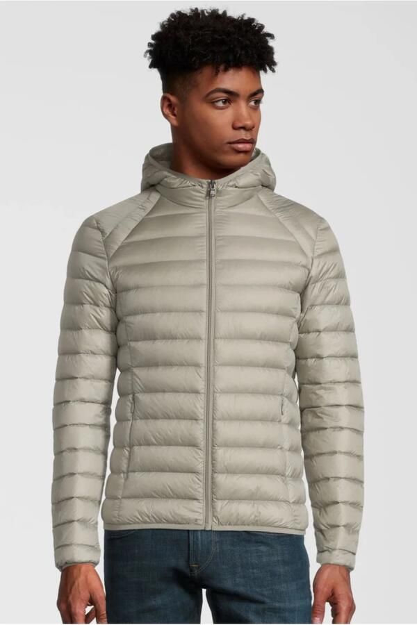Jott Gewatteerde jas met capuchon Blijf warm en stijlvol Beige Heren - Foto 4