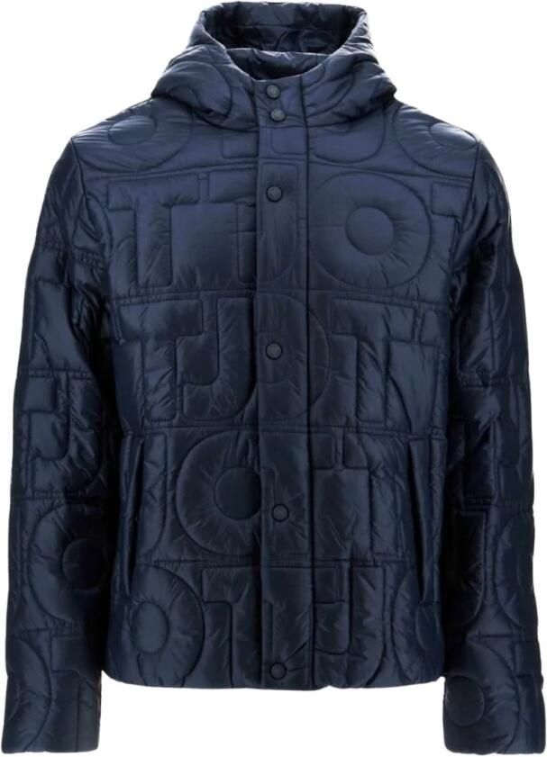 Jott Gewatteerde jas met capuchon Stijlvol en Lichtgewicht Blue Heren - Foto 3