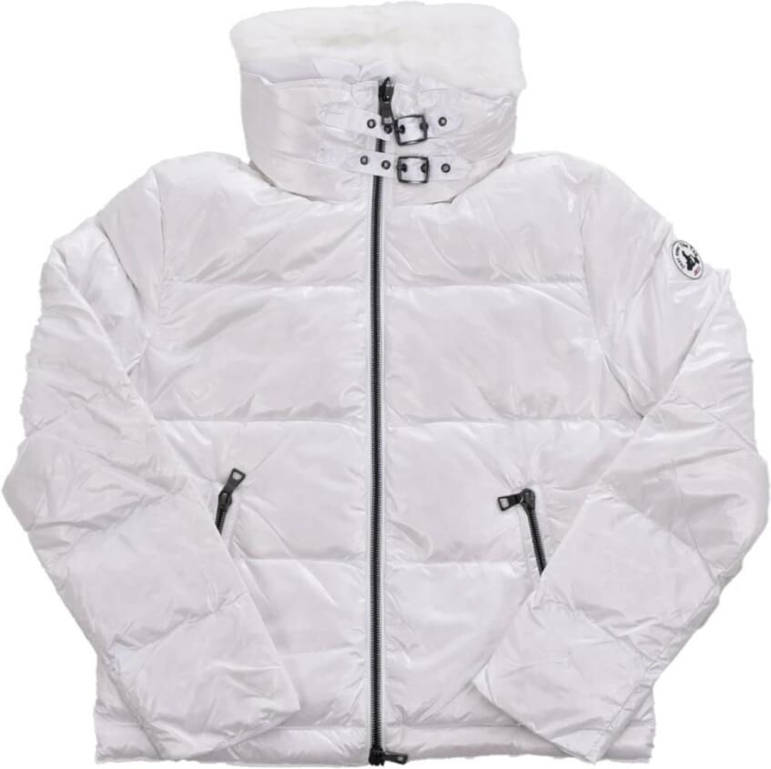 Jott Gewatteerde jas Nevada Net over de top White Dames