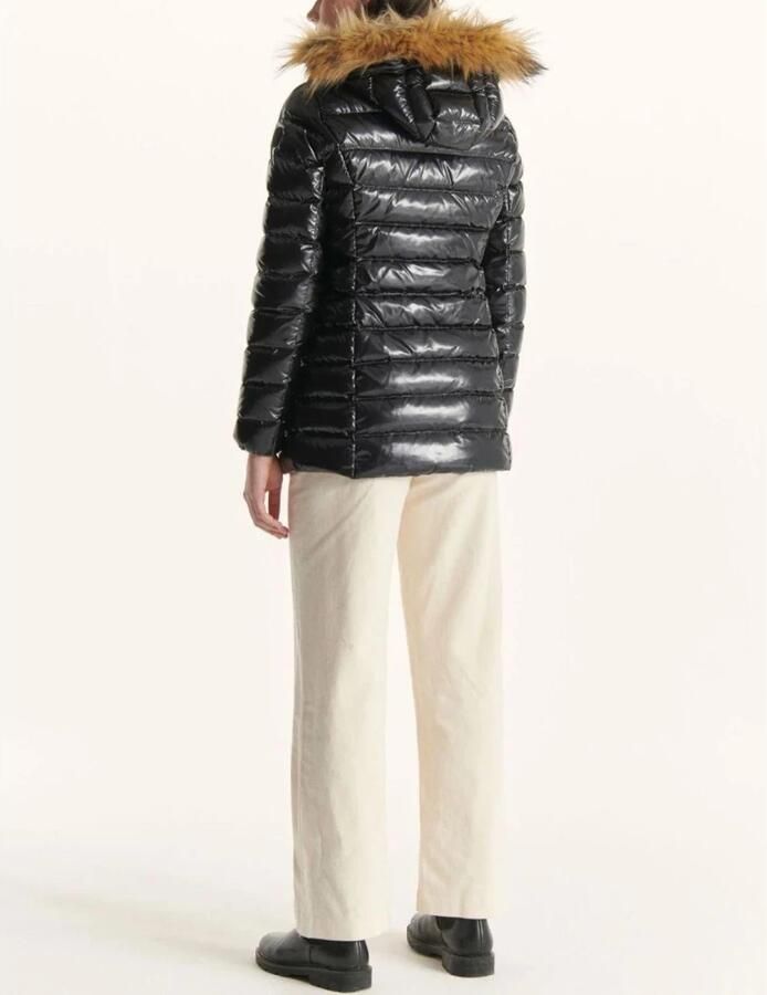 Jott Dames Pufferjas Perle Laquee Brown Dames - Foto 2