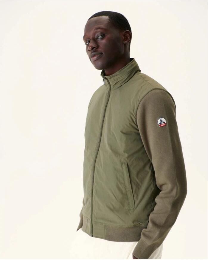 Jott Groene hoodie met ritssluiting Green Heren - Foto 3