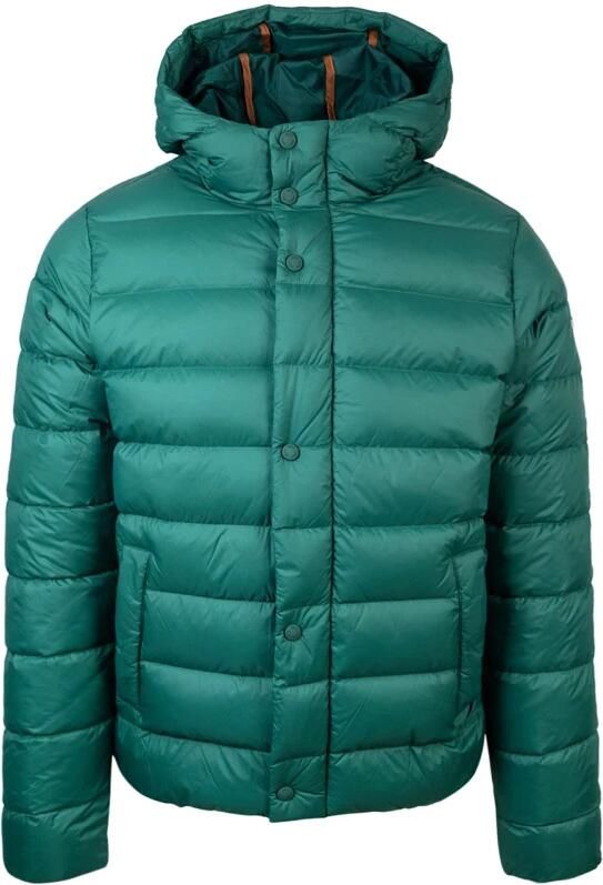 Jott Gewatteerde jas met capuchon Groen Green Heren - Foto 9