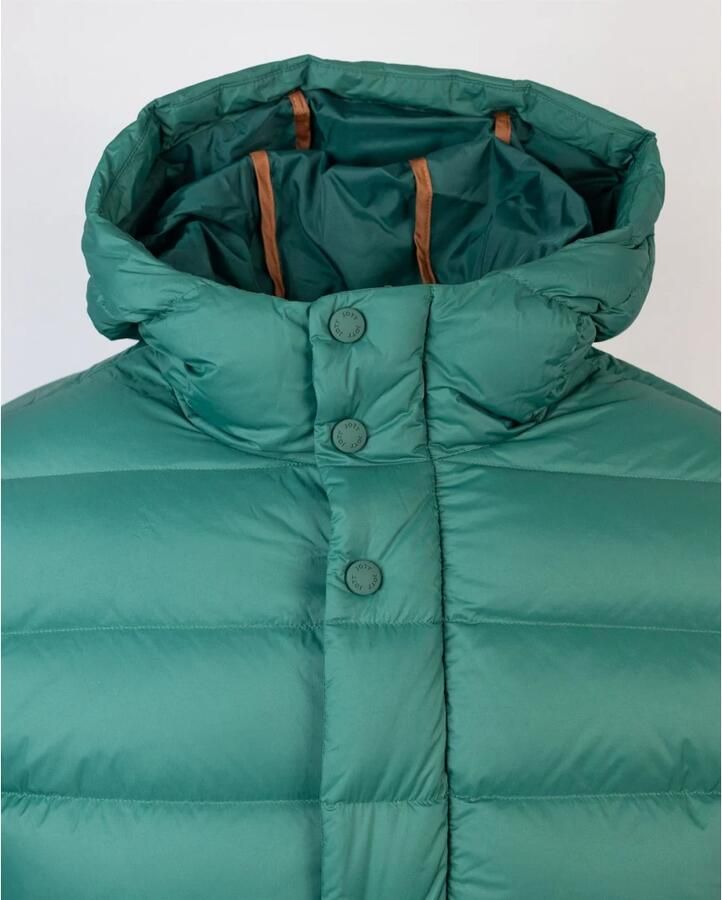 Jott Gewatteerde jas met capuchon Groen Green Heren