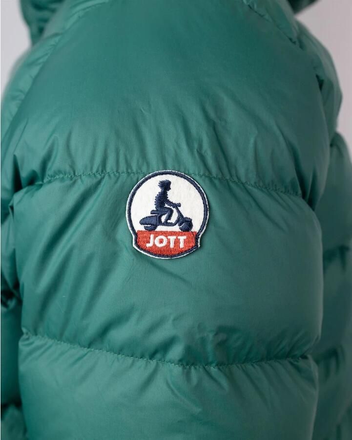 Jott Gewatteerde jas met capuchon Groen Green Heren - Foto 2