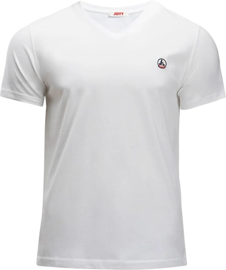 Jott Biologisch Katoenen Basis T-shirt Wit White Heren
