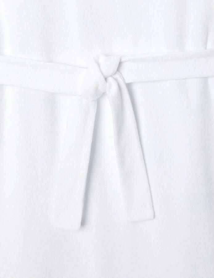 Jott Lange Spons Jurk Wit White Dames