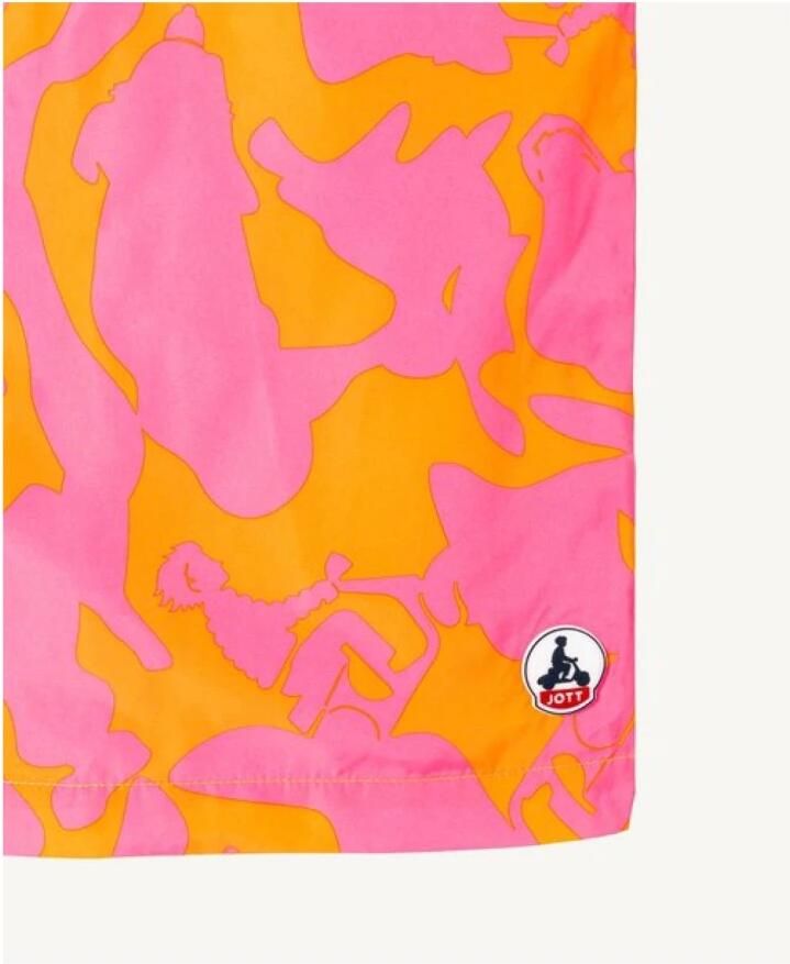 Jott Kleurrijke zwemshorts met binnenbroek Multicolor Heren - Foto 2