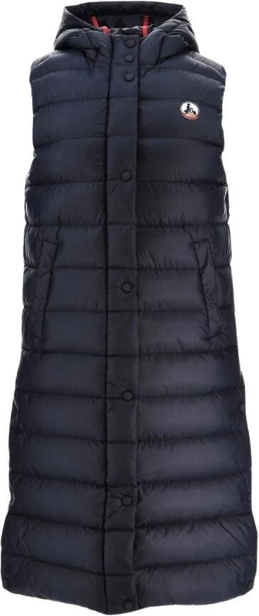 Jott Lange mouwloze donsjas Lola Net over de top Blue Dames - Foto 4