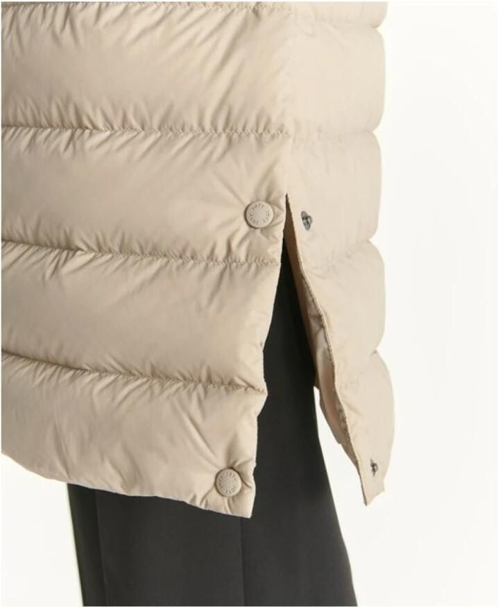 Jott Lange mouwloze donsjas Lola Net over de top Beige Dames - Foto 2