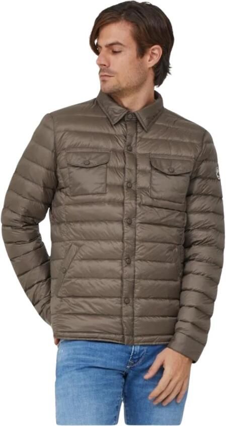 Jott Lichte donsjas overhemdkraag Cris Gray Heren - Foto 3