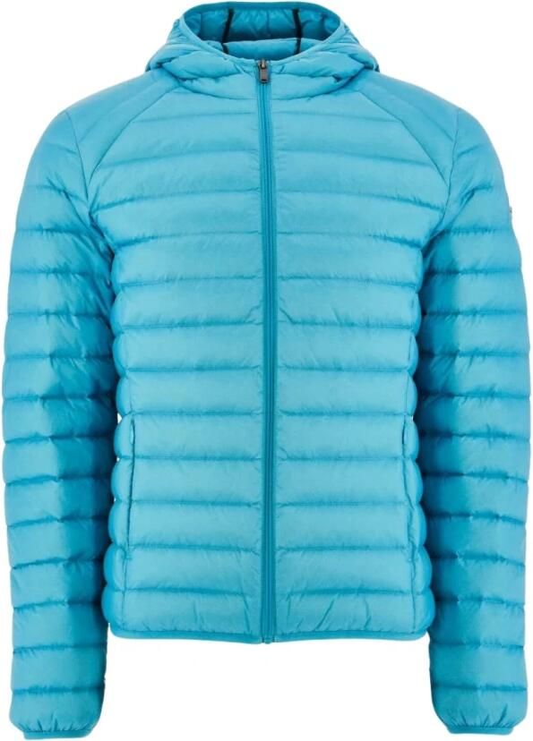 Jott Lichte getailleerde capuchonjas Nico Blue Heren - Foto 4