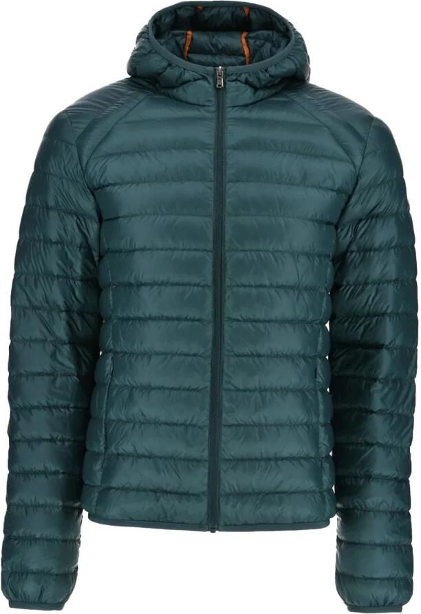 Jott Gewatteerde jas met capuchon Blijf warm en stijlvol Green Heren