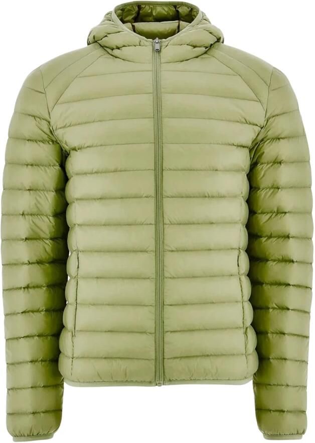 Jott Lichte getailleerde capuchonjas Nico Green Heren - Foto 3