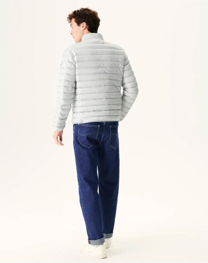 Jott Lichte getailleerde donsjas Net over de top Gray Heren - Foto 2