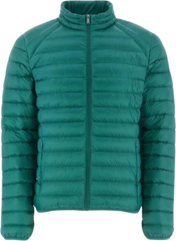 Jott Lichte getailleerde donsjas Net over de top Green Heren - Foto 3