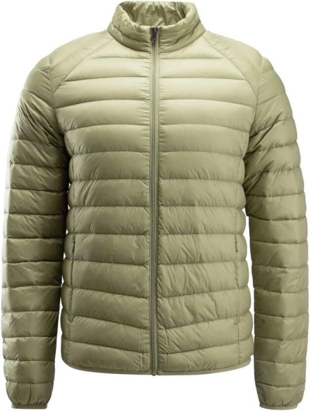 Jott Lichte getailleerde jas Net over de top Green Heren - Foto 3