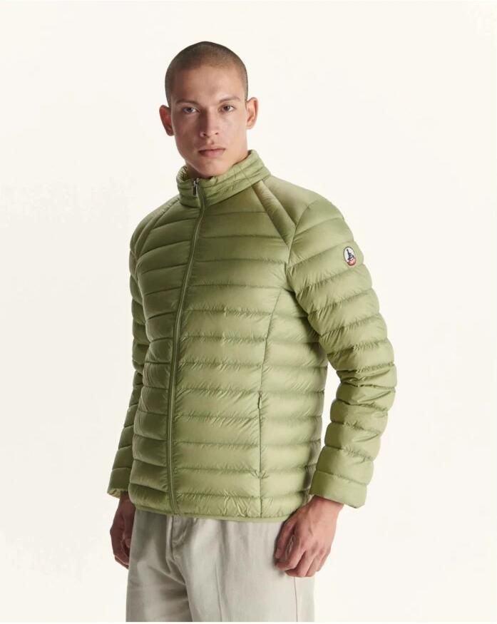 Jott Lichte getailleerde jas Net over de top Green Heren - Foto 2