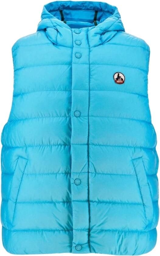 Jott Blauwe Gewatteerde Waterdichte Donsjas Blue Heren - Foto 2