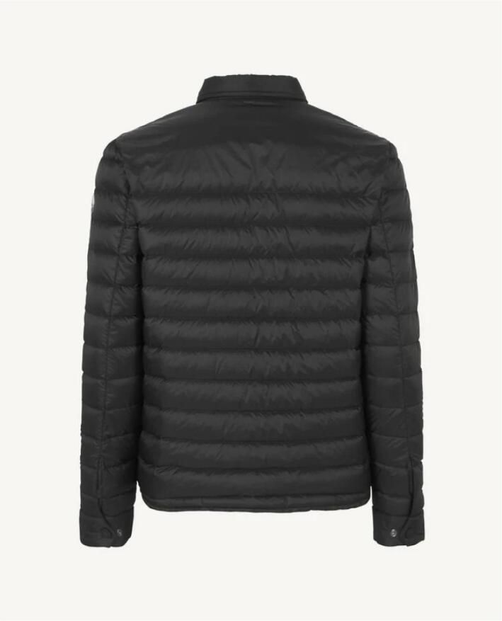 Jott Lichte Puffer Overhemdkraag Jas Black Heren