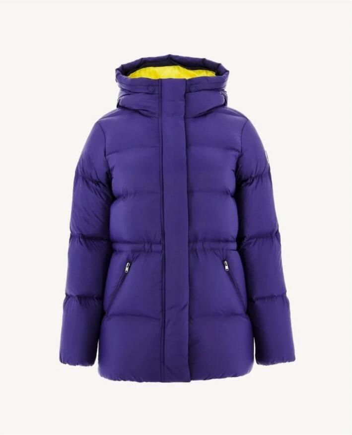 Jott Luxe Winterjas met Capuchon Viooltjes Blue Dames
