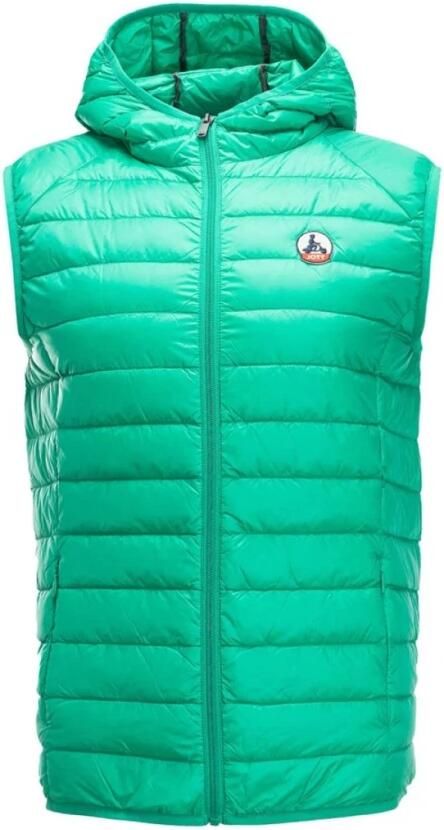 Jott Mouwloze gewatteerde jas met capuchon Groen Green Heren - Foto 7