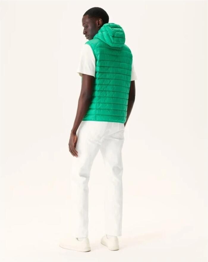Jott Mouwloze gewatteerde jas met capuchon Groen Green Heren - Foto 2