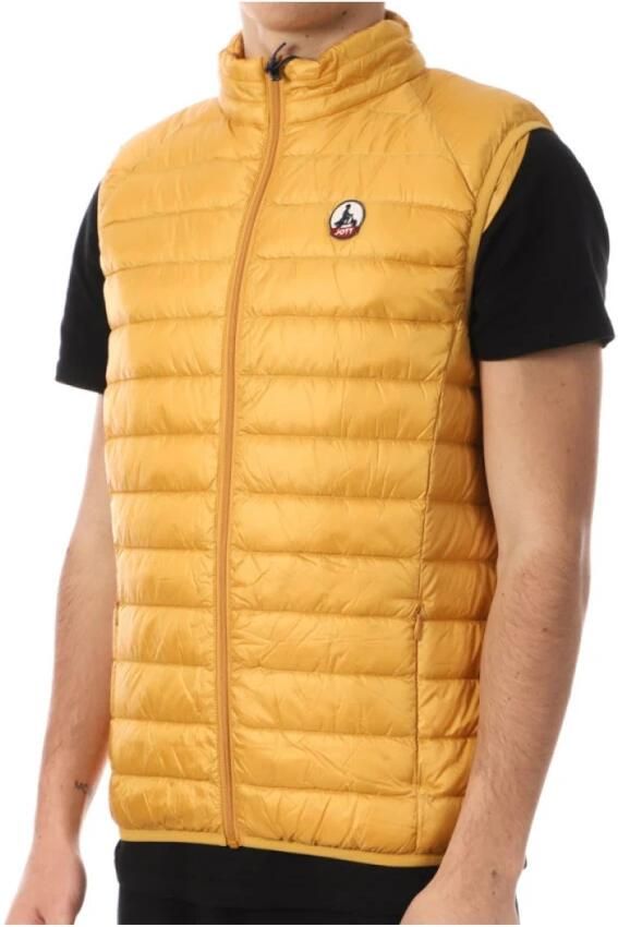 Jott Mouwloze gewatteerde jas Geel Yellow Heren
