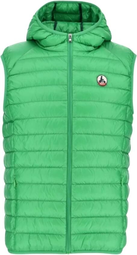 Jott Mouwloze gewatteerde jas met capuchon Groen Green Heren - Foto 3