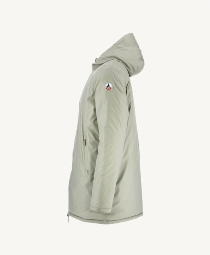 Jott Omkeerbare gewatteerde jas met capuchon Amsterdam Editie Green Heren - Foto 2