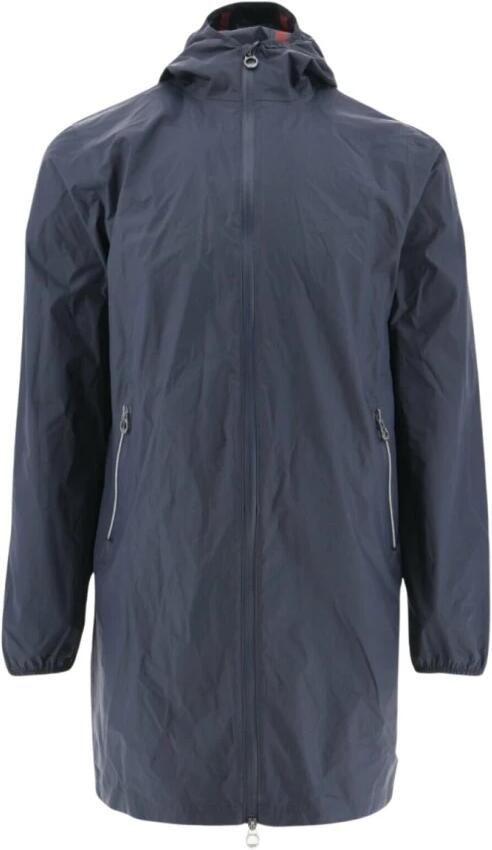 Jott Opvouwbare Lange Regenjas Reflecterend Logo Blue Heren - Foto 4