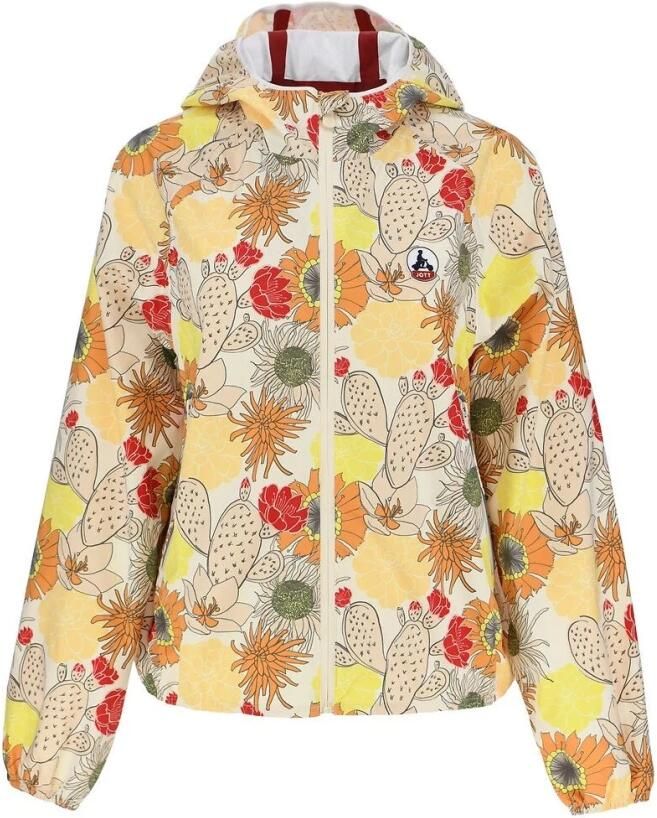 Jott Opvouwbare regenjas met capuchon Omkeerbare rits Multicolor Dames - Foto 3