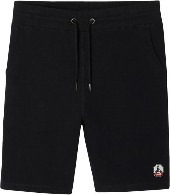 Jott Biologische Katoenen Medellin Shorts Net Over de Top Zwart Heren