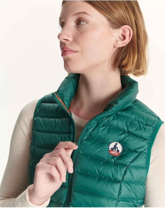 Jott Puffer Vest Seda Stijlvol en Warm Green Dames - Foto 3