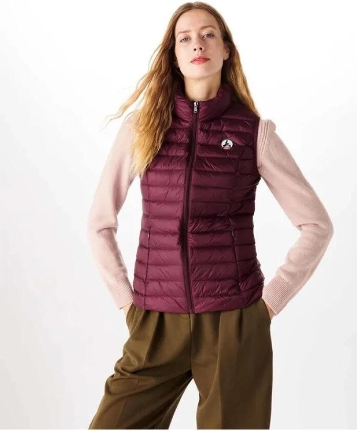 Jott Seda Mouwloze Gewatteerde Jas Viooltjes Purple Dames - Foto 4