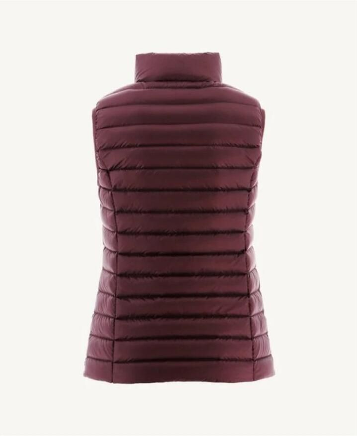 Jott Seda Mouwloze Gewatteerde Jas Viooltjes Purple Dames