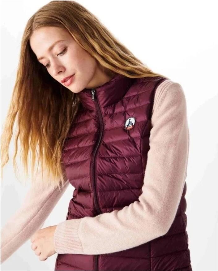 Jott Seda Mouwloze Gewatteerde Jas Viooltjes Purple Dames - Foto 2