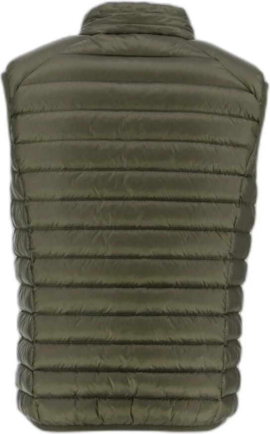 Jott Stijlvolle Mouwloze Jas voor Heren Groen Heren