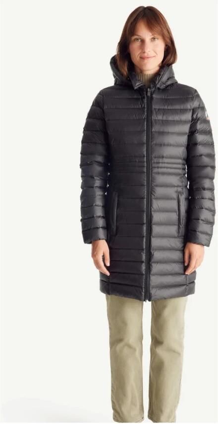 Jott Lange Capuchon Pufferjas Black Dames - Foto 5