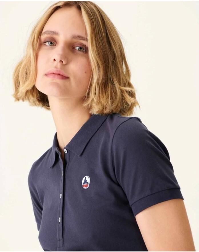 Jott Stretch Franca Polo Milieuvriendelijk Blauw Dames